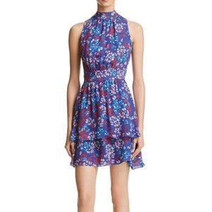 Parker Aurora Silk Ruffle Dress